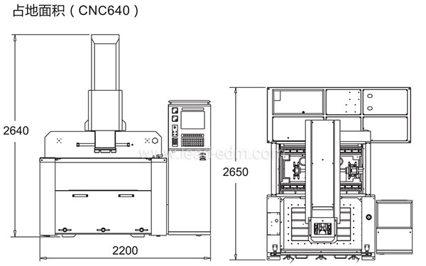 群基牛頭式數(shù)控火花機(jī) CNC-640